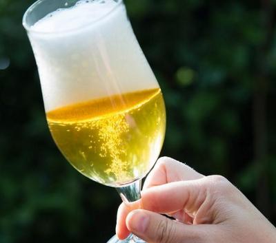 Enjoying Beer Blond Glas